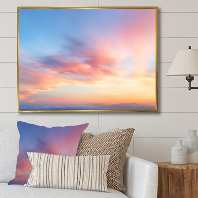 Cotton Candy Skies 1 - Sky, art mural
