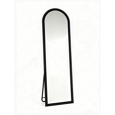 Miroir pleine grandeur avec luminosité réglable et 3 modes de couleur, autoportant ou mural pour une utilisation polyvalente