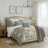 French Countryside Beige/Ivory Linen Blend Coverlet / Bedspread Set-968590408