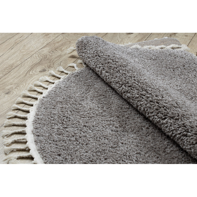 Round Wiltse Uniform Color Area Rug, Round 160cm