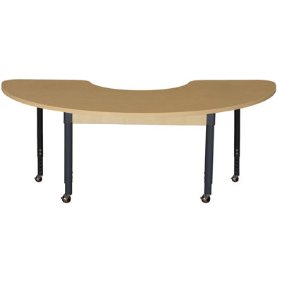 Adjustable Horseshoe 4 Students Activity Table
