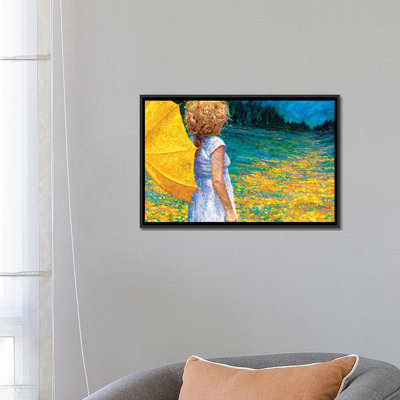 «Past The Property Line» par Iris Scott, reproduction sur toile tendue sur châssis
