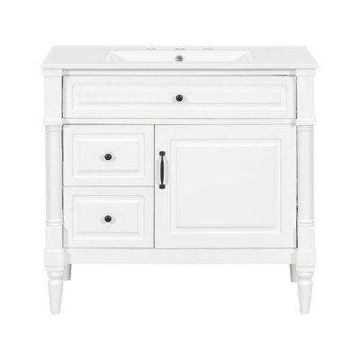 36" Bathroom Vanity With Sink