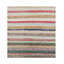 Vintage Geometric Striped Beige Brown And Multicolor Wool Kilim Rug 20027