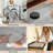 Washable Area Rug 5'X7', Ultra Soft With Non-Slip Backing & Durable Edge Binding, Vintage Large Carpets For Living Room, Bedroom, Dining Room-985368687-985368675