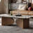 Minimal light luxury high-end coffee table