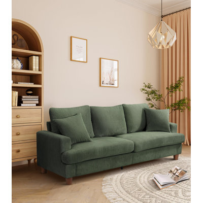 Alexeis 3 Seater Corduroy Sofa