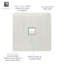Trendi Switch 1 Gang RJ45 Cat 5e PC Ethernet Socket-132109441