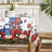 4Th Of July Tablecloth 60X84 Inch, Patriotic Truck Watercolor Flag Independence Day Memorial Day Table Cover For Party Picnic Dinner Décor-353563266