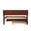 Lit plateforme en bois massif avec pied de lit et gigogne double Daurice-1767493672