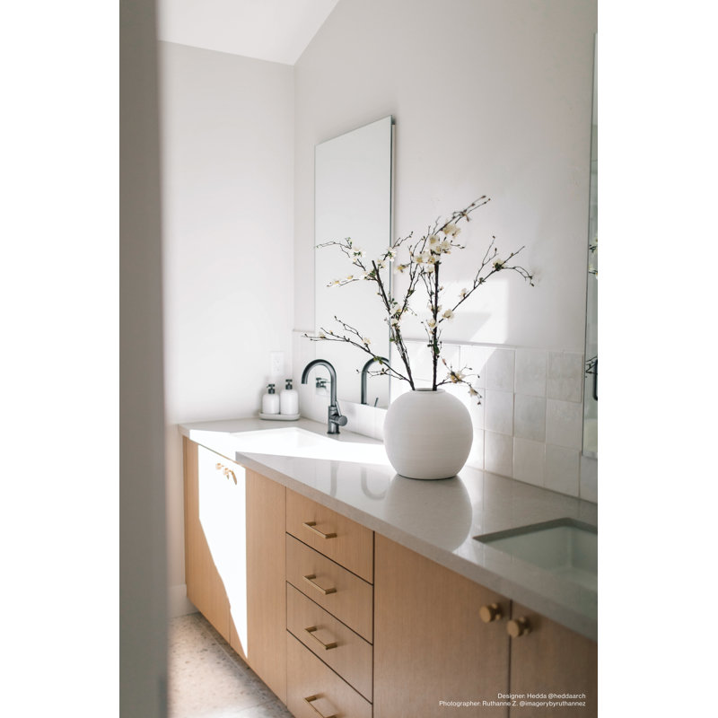 Cloe 5" x 5" Ceramic Tile, White