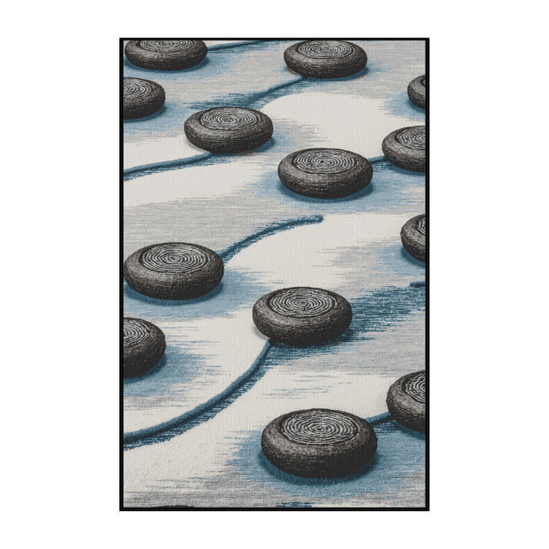 Washable Curling Sports Area Rug, Rectangle 2' x 3'