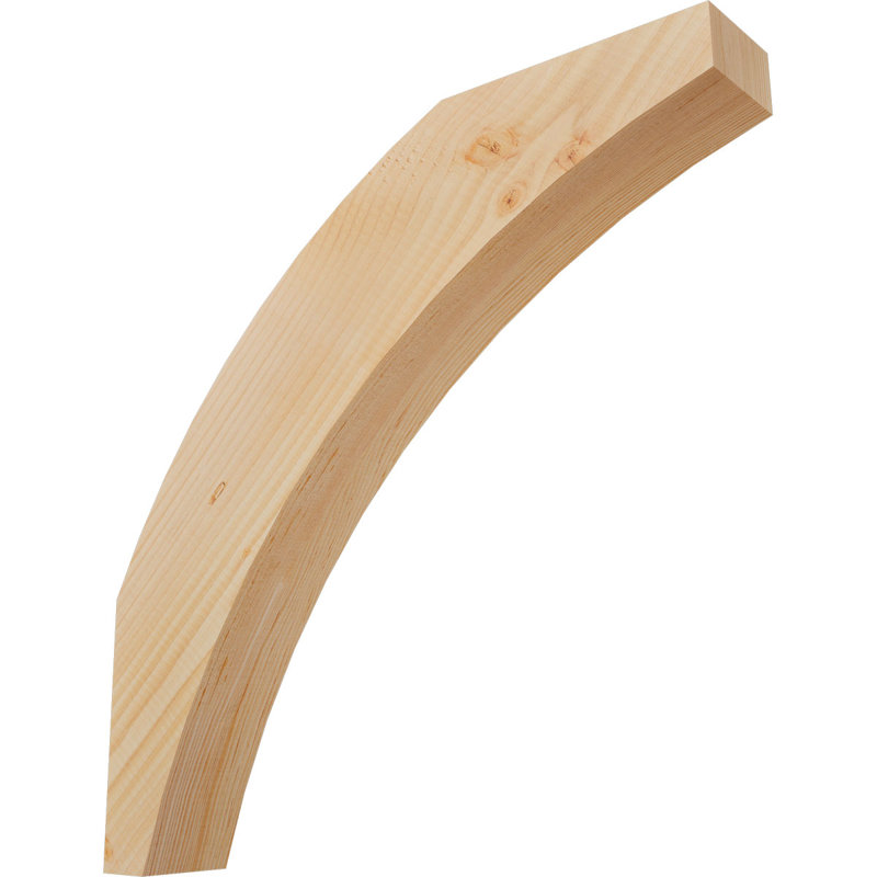 Genouillère Thorton, Sapin Douglas de 3 1/2 po (lisse), 22 po X P 22 po H
