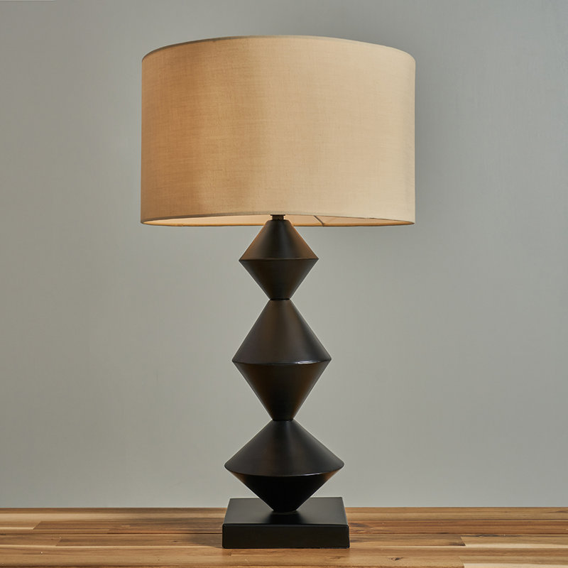 Glormarie Metal Table Lamp, Beige