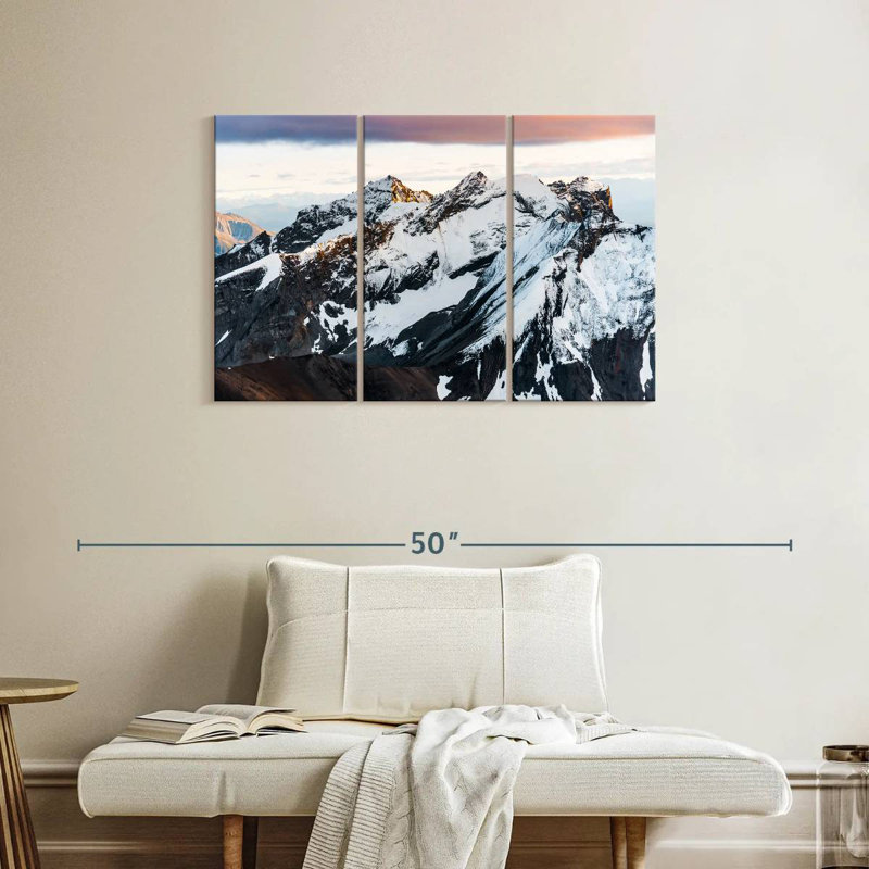 Alvord Snowy Mountain Peaks, 24" H x 38" W