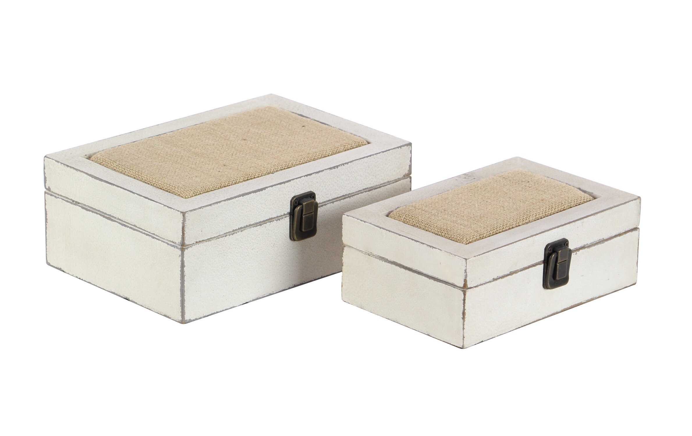 Decorative Boxes with Lids (Set of 2)