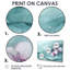 Quartz Echo Of Petunias Flowers II - ensemble de reproductions d'art mural Petunias-154454472-154454473-154454471
