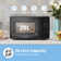 Living And Home 44cm 20m³ L External Accent Microwave with Sensor Cooking and Air Frying Capability