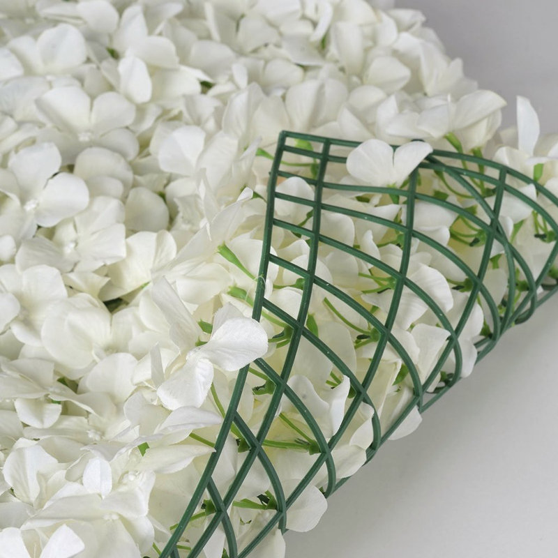 Panneau mural Hydrangea, Crème, 12 panneaux