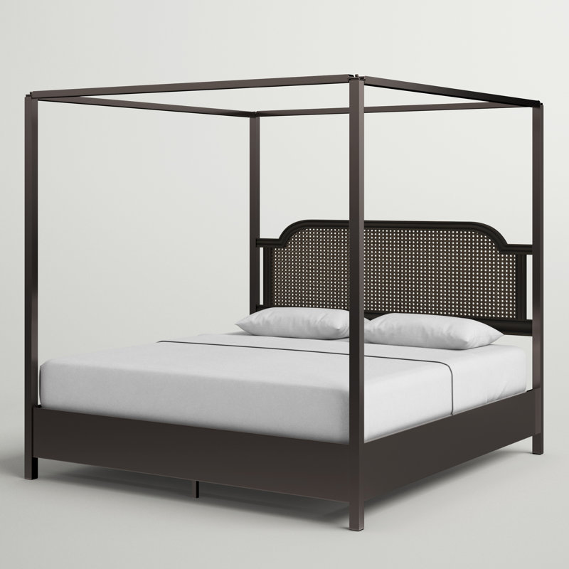 Elyse Metal Canopy Bed, King