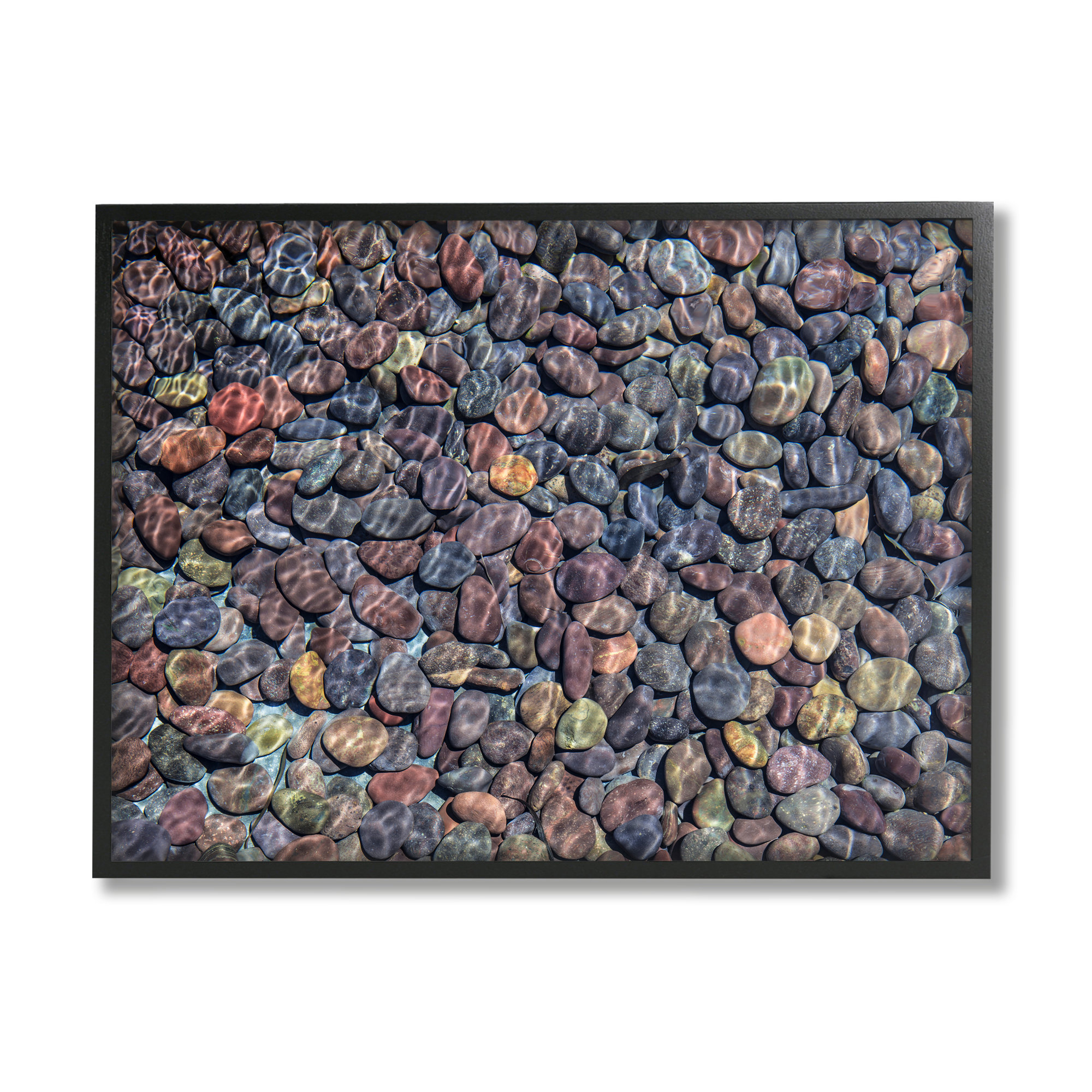 Stupell Industries Wandbild „Crashing Ocean Ripples“ – Gerahmte Meereslandschaft Für Wohnzimmer & Büro