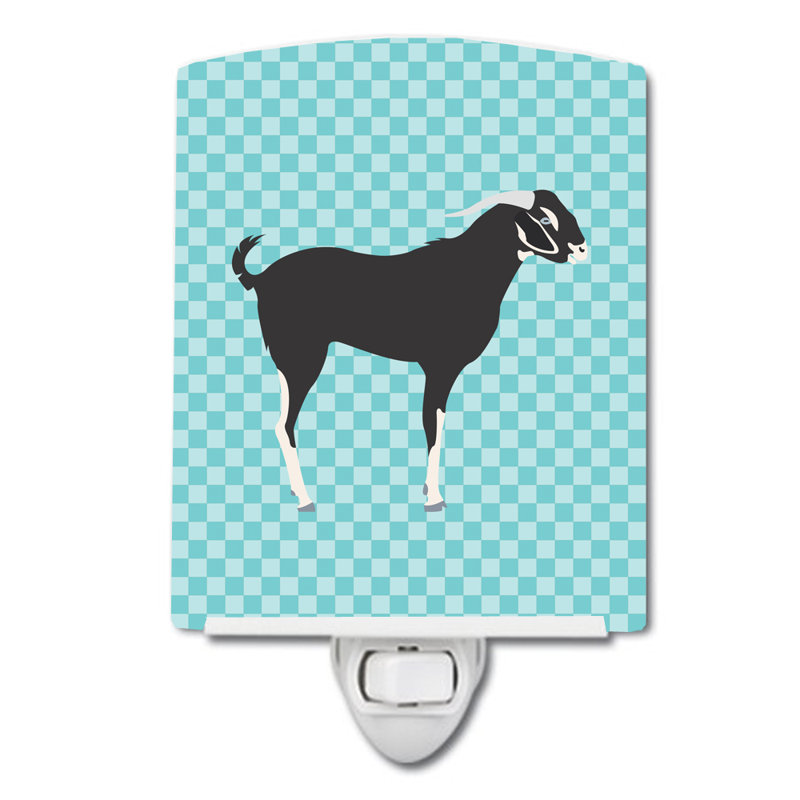 Bengal Goat Check Ceramic Night Light