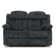 62'' Microsuede Manual Reclining Loveseat Sofa, 2-Seater Recliner Couch with Skin Friendly Upholstery