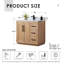 Meuble-lavabo simple 36 po avec miroir Cicero