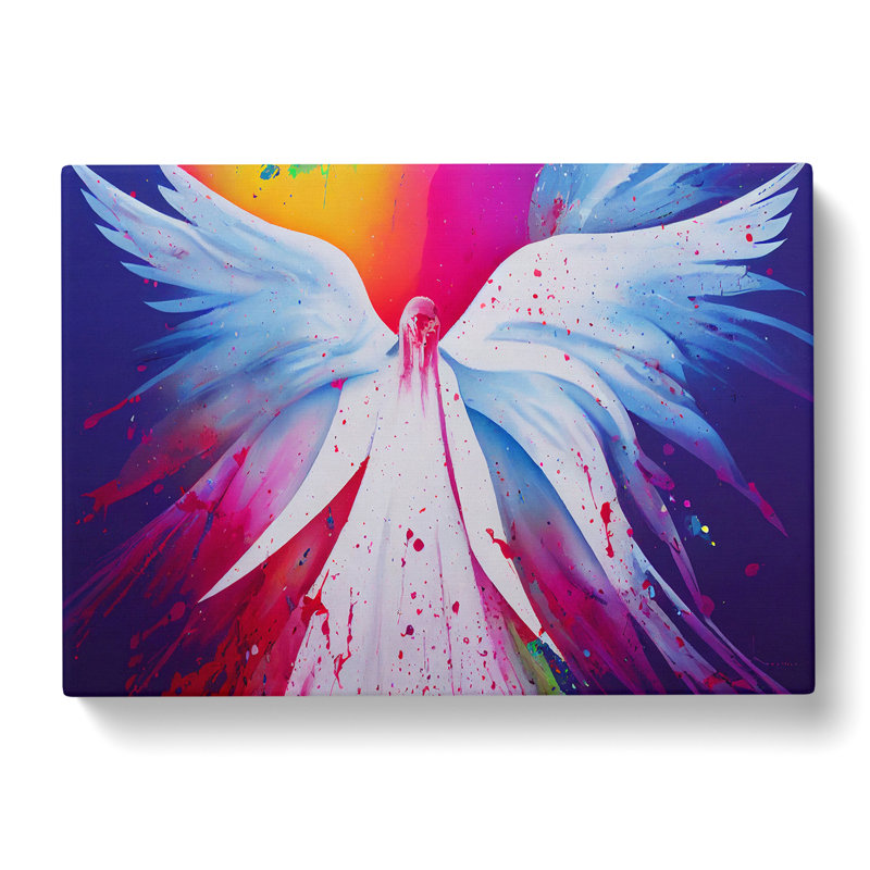 Angel Painted Vol.3 Abstract - Wrapped Canvas, 35cm H x 50cm W x 3cm D