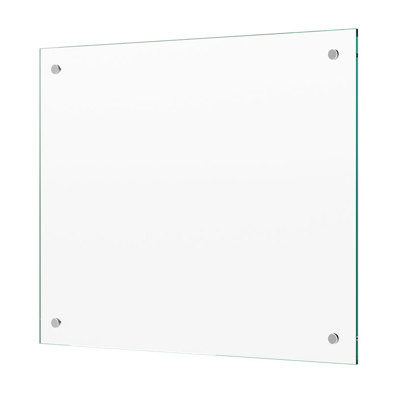 Pre-Drilled Tempered Glass Splashback for Cookers