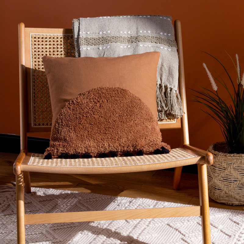 Square Cushion, Cinnamon