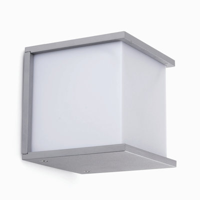 Colne Light Grey Outdoor Flush Mount