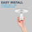 Luxrite PAR30 Long Neck LED Flood Light Bulb 10W=75W 5CCT 850LM Dimmable 12 Pack