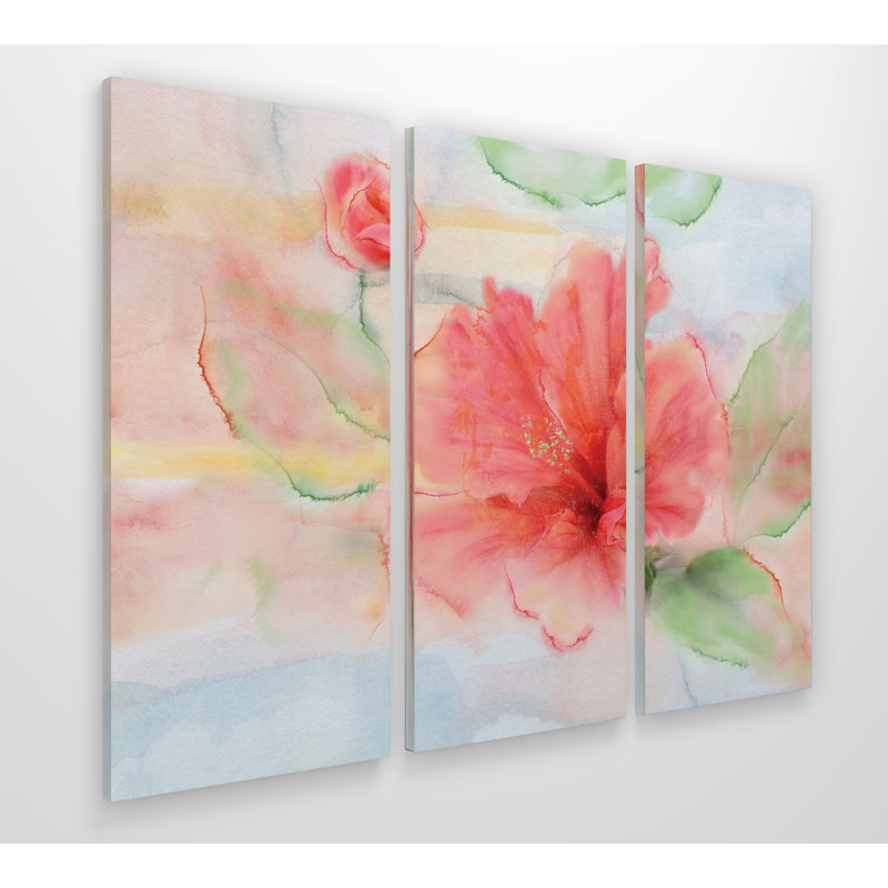 Reproduction d’art sur toile tendue en plusieurs morceaux, H 32 po x l 48 po x P 1,5 po