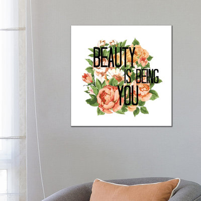 Beauty Is Being You II by Julia Di Sano - Wrapped Canvas Gallery-Wrapped Canvas Giclée
