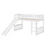 Lit mezzanine simple avec glissoire et échelle