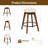 16" W Upholstered Swivel Counter Stool-1145952121-1145952120