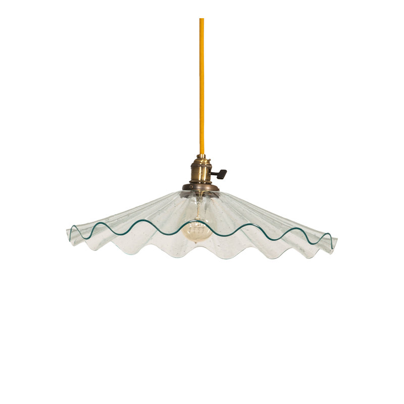 Luminaire suspendu 1 lumière à cône simple