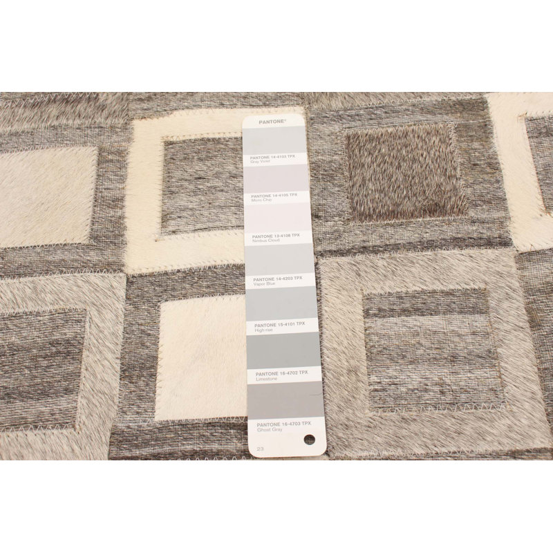 Aernout Cowhide Patchwork Indoor Rug