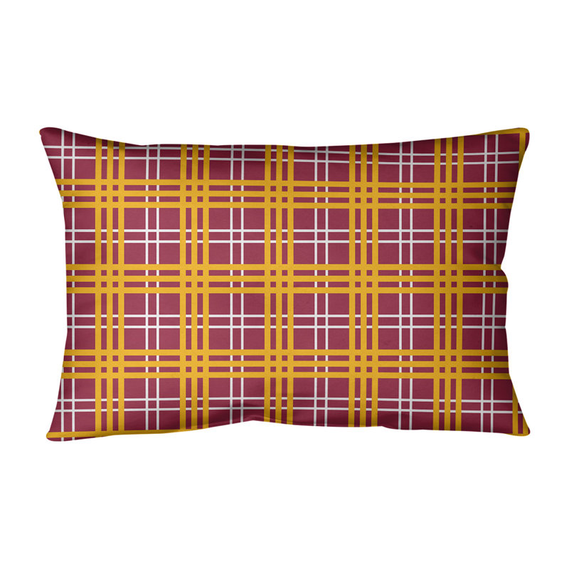 Housse de coussin Luxury Arizona, Rouge / Blanc / Jaune