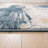Rug Branch Terano 4' x 6' (3'10" x 5'6") Blue/Beige Abstract Indoor Area Rug, Contemporary, Medium Pile, Stain-Resistant Carpet - Living Room, Bedroom, Dining Room, and Kitchen-87892978