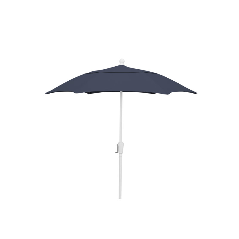 Parasol de marché 7,5 pi Home Patio, Marine, Blanc