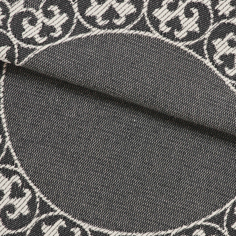Fifer Lightweight Cotton Blend Oversized Jacquard Farmhouse Mandala Bedspread Set, Full, Charcoal