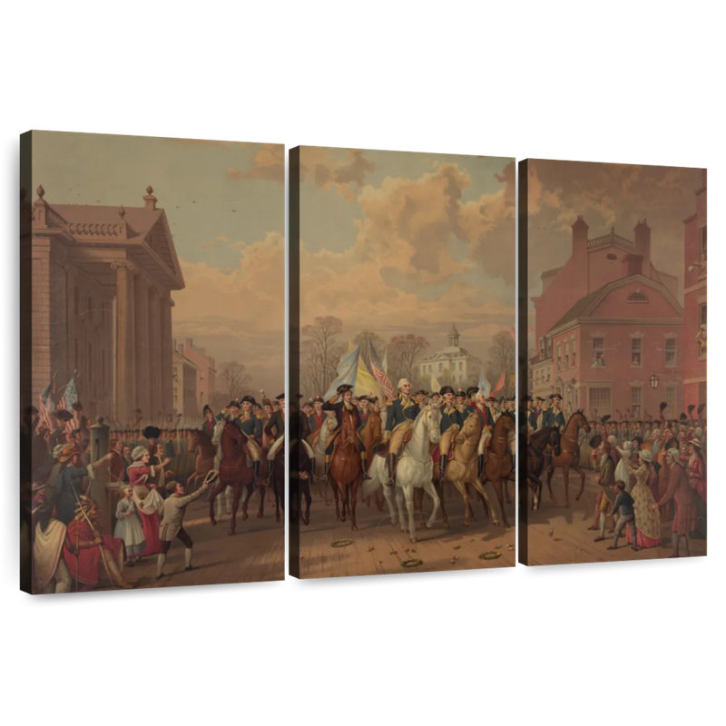 Evacuation Day, 42" H x 65" W