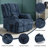 Dual Motor Heat Massage Infinite Position Up To 350 LBS Electric Power Lift Recliners With Power-Remote, Medium-Firm And Heavy Duty-861281143