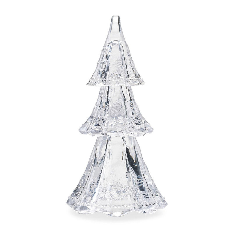 3 Piece Berry & Thread Tree Set, 9.5" H x 4.5" W x 4.5" D, Clear