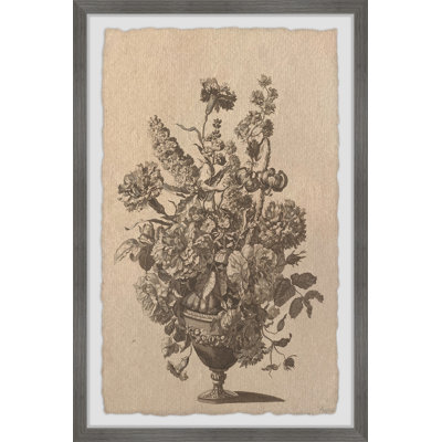 "Vase de fleurs", reproduction encadrée