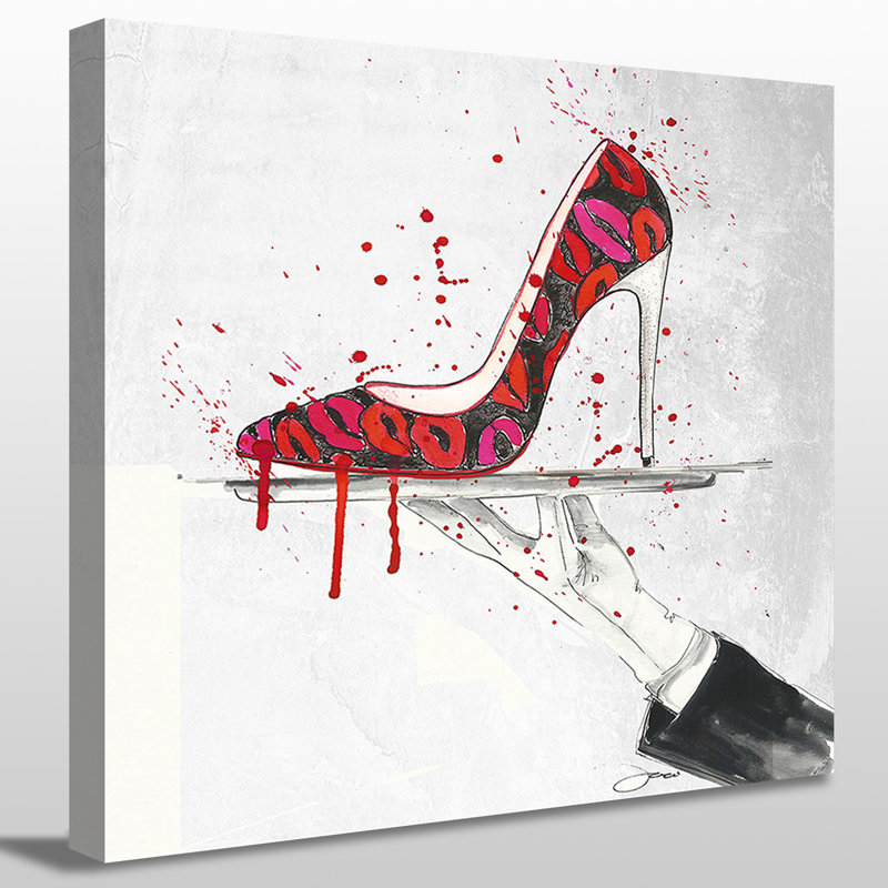 «Pass the Loubo's», impression sur toile, H 28 po x l 28 po x P 1,5 po, Toile tendue