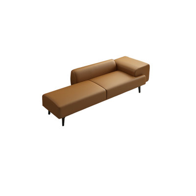 Shivaan Genuine Leather Upholstered Bench -  Orren Ellis, 05E8DF76AA2748DC9AB21C9E301814DF