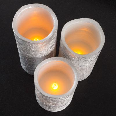 Flameless LED Candles – 6-Piece Remote Controlled, Vanilla Scented Flameless Candle Set for Home, Wedding, Bridal Shower, and Christmas,